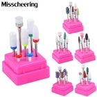 Набор керамических сверл для ногтей, вольфрамовый карбид, пилка для ногтей, резак для электрического фрезерного станка, аксессуары, инструменты для маникюра