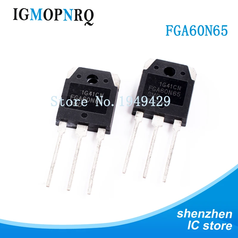 5 шт. FGA60N65SMD TO 3P FGA60N65 60N65 IGBT транзистор 650 в 60A полевая остановка Новинка|igbt transistor| |