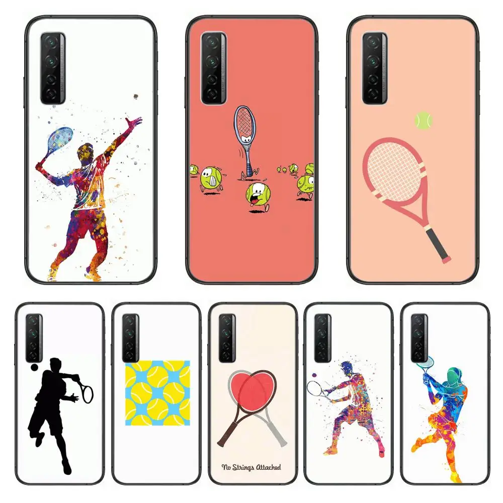 

Tennis lovers tennis Prince Phone Case For Huawei Nova 2 3 4 5 6 7 8 SE i E Pro Lite Black Etui Coque Painting Hoesjes comic fa