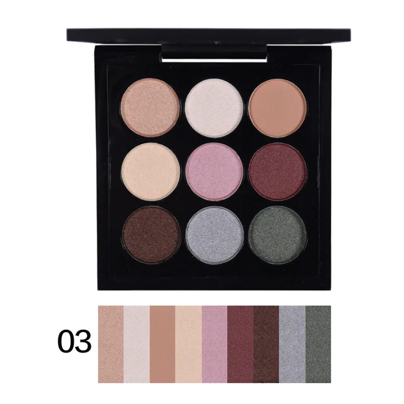 BeautyBigBang, 9 цветов, тени для век, палитра, тени для век, матовые, мерцающие, макияж, палитра, Sombras, Maquiagens, Cienie Do Powiek, тени для век - Цвет: 03