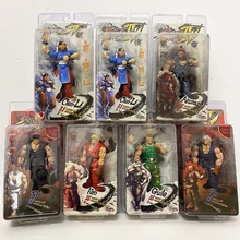 Neca Ryu Ken Chun Li Guile Akuma Gouki Hoshi Action Figure Character Collection Toys Doll Gift