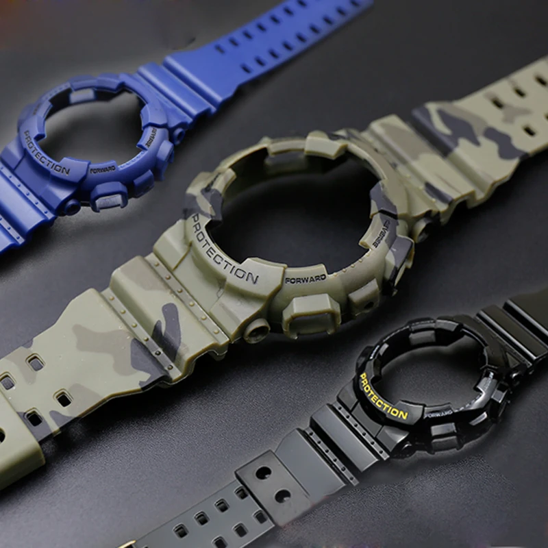 

Watch accessories resin strap men's pin buckle strap case for Casio G-SHOCK GA-110 GA-100 GD-1205146 5081 waterproof watch band
