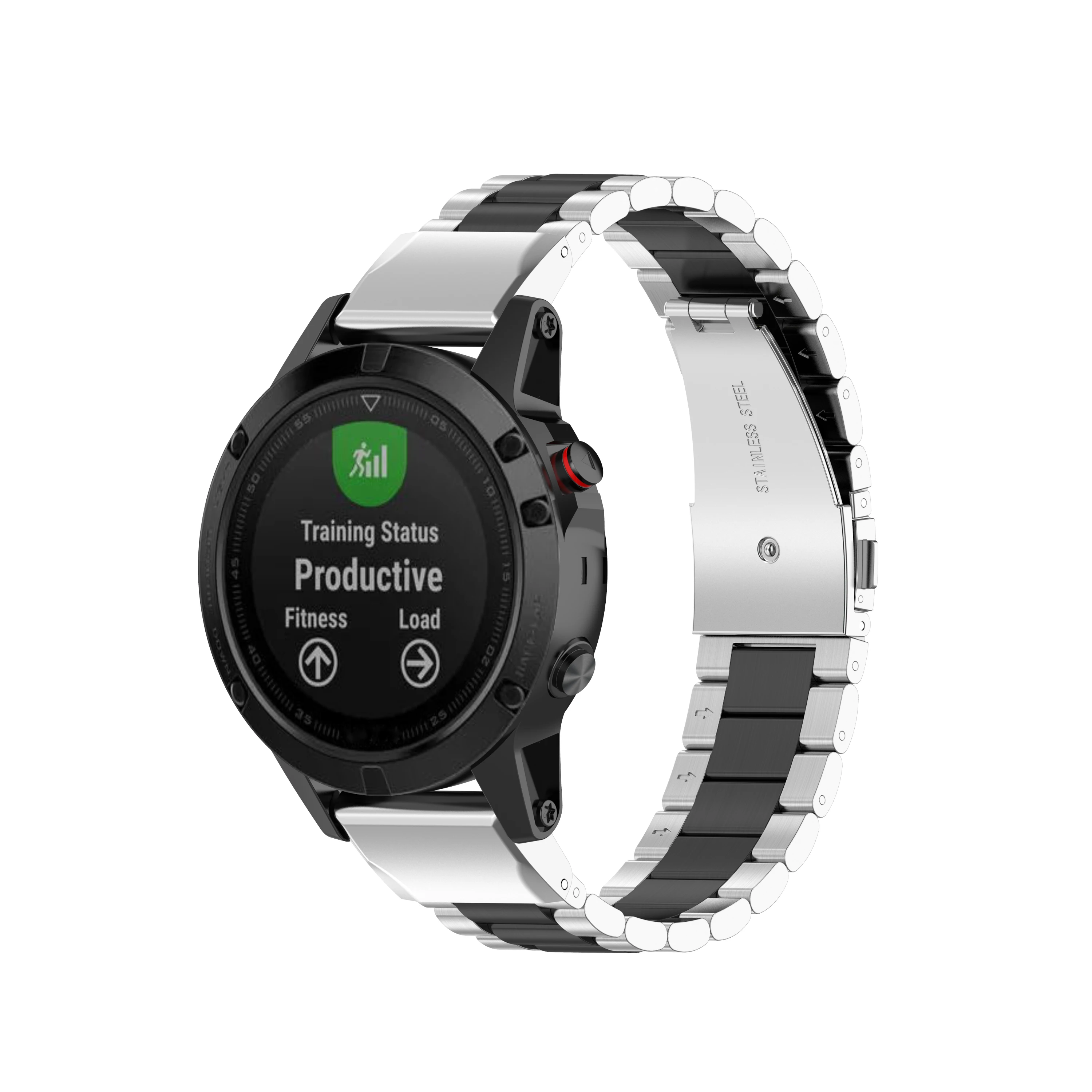 Новый смарт браслет для Garmin Fenix 5 Band 22 мм из нержавеющей стали быстрое крепление