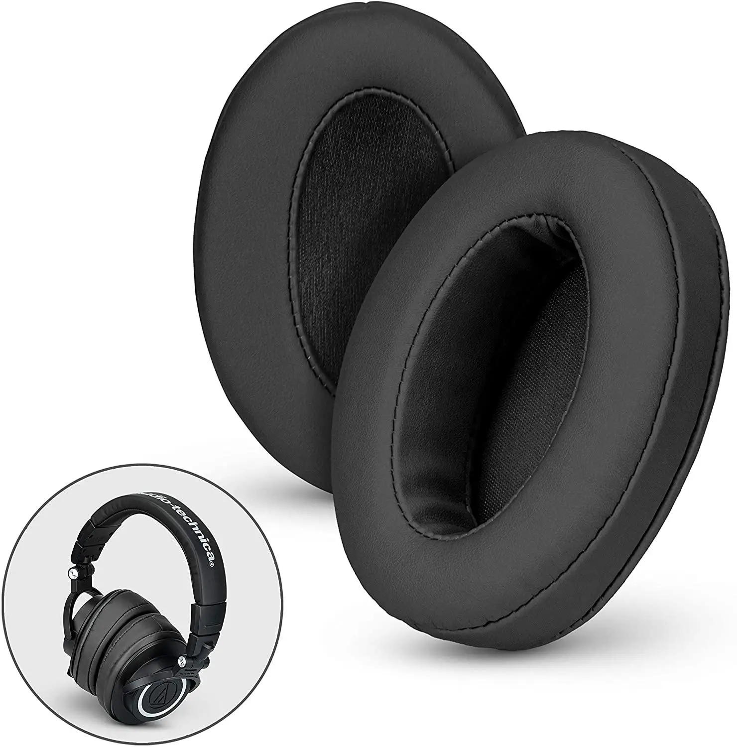 Амбушюры для ATH M50X M50XBT M40X M30X HyperX SHURE черепаха пляж AKG Philips JBL Fostex Замена пены с
