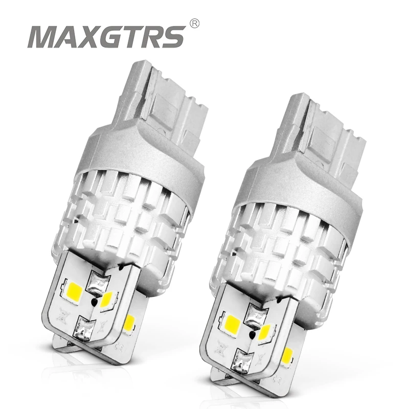 2x T20 7440 W21W WY21W светодиодный 3030 8SMD белый Abmer Автомобильный задний фонарь авто тормоз