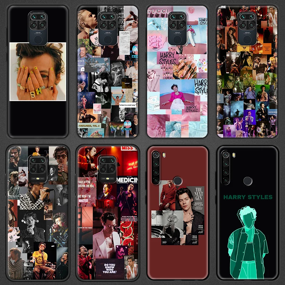 

Harry Styles Case Funda For Xiaomi Redmi Note 9T 9S 9 8 K40 Pro 8T 8A 9A 9C 7 7A 6 6A Black Shell Cover Coque