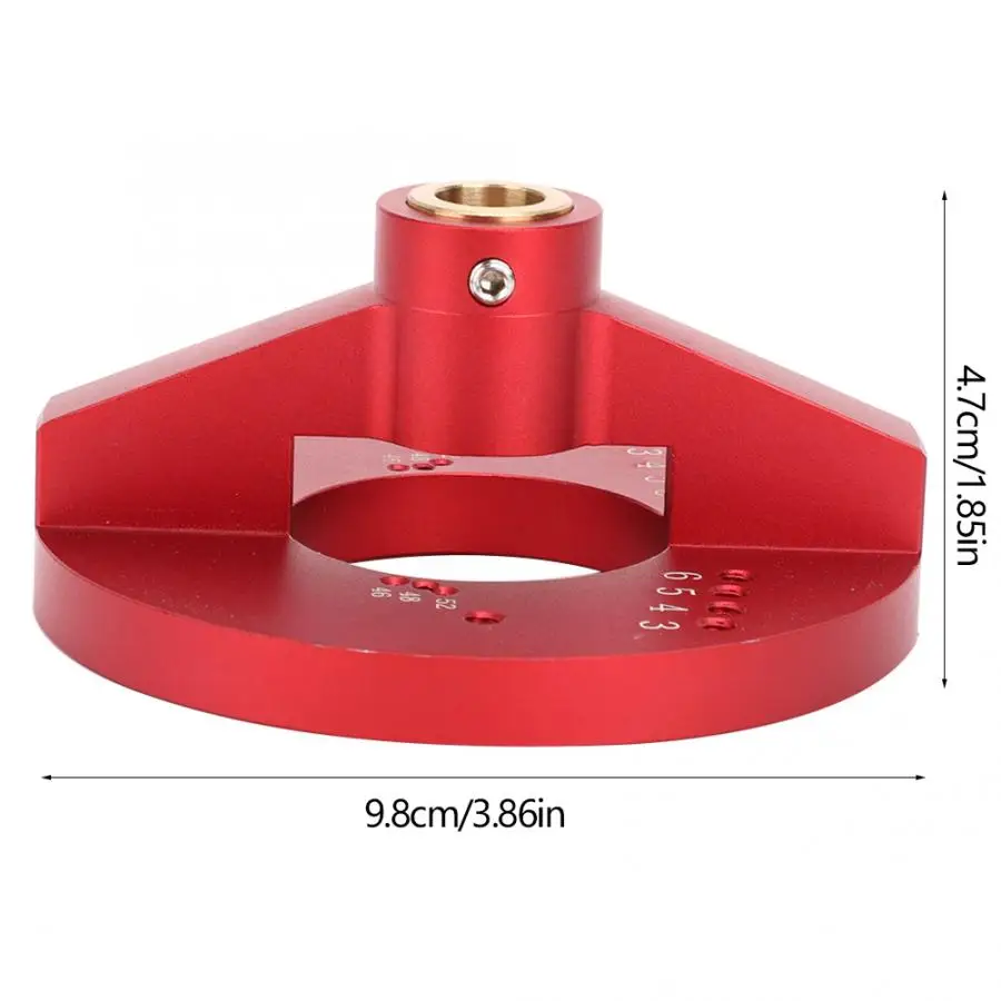 

Aluminum Alloy Woodworking Self-Centering Vertical Doweling Jig Drill Guide Hole Punch Locator Carpentry Tool 35mm