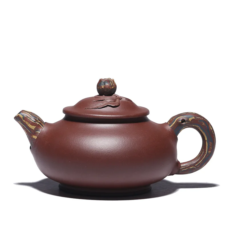 

Jiaoni Zisha Teapot Tea Set raw jade milk handmade teapot by Cao Zhigang