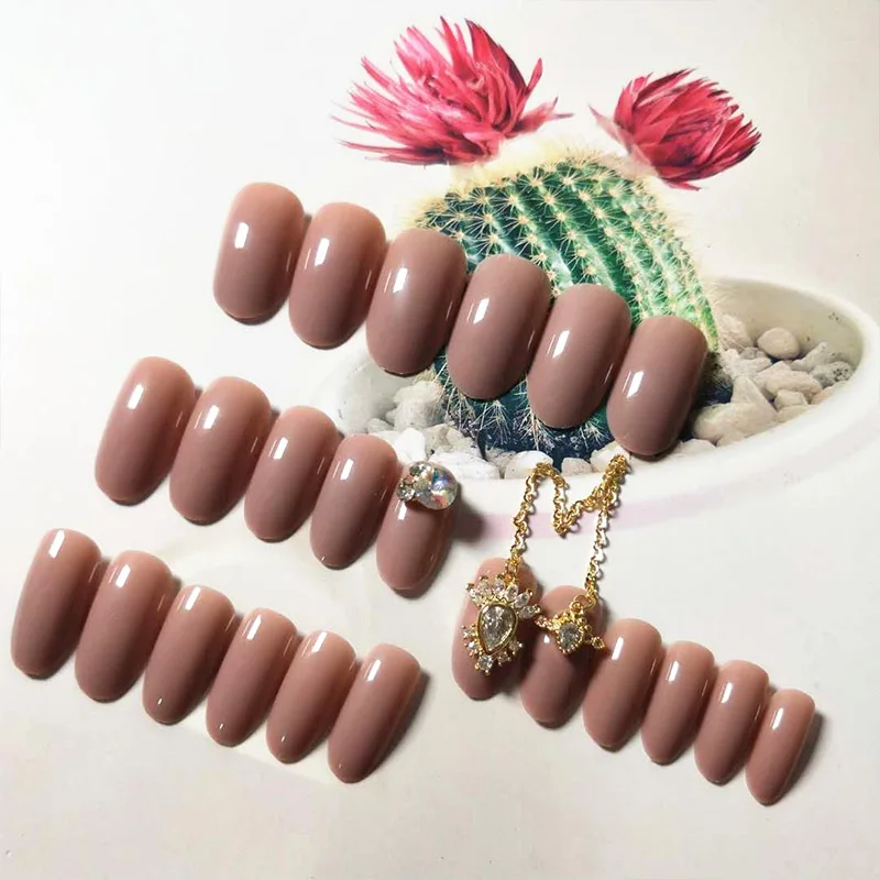 Накладные ногти сплошного цвета накладные цепочка стразы декоративные