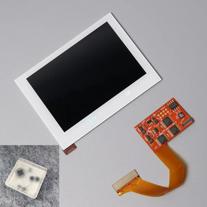 ЖК дисплей для GBA SP IPS V2 5 уровней яркости Gameboy Advance игровой аксессуар комплект