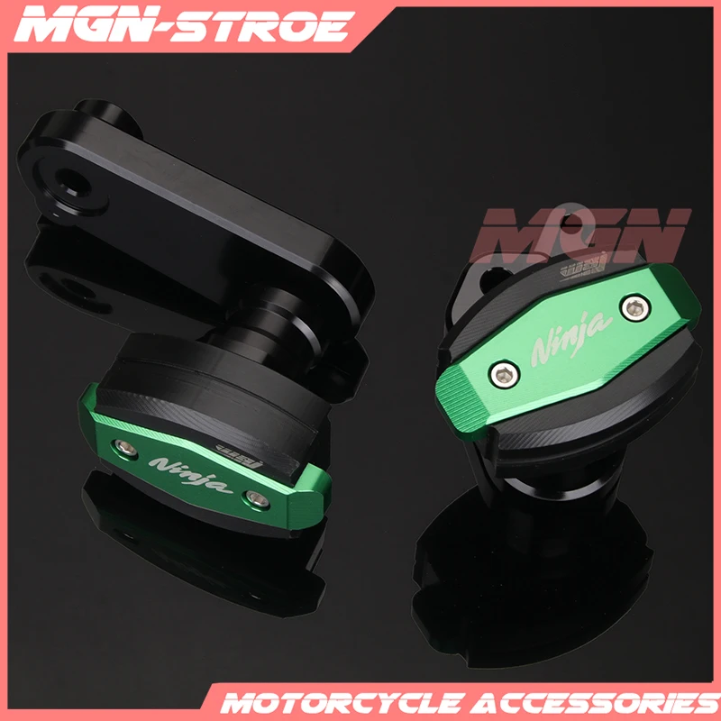 Слайдеры рамы с ЧПУ защитная накладка для мотоцикла ZX636 ZX6R ZX 6R 09 10 11 12 2009 2010 2011