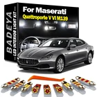 BADEYA Canbus Светодиодная лампа для освещения салона автомобиля Kit для Maserati Quattroporte V VI M139 2004-2018 2019 2020 купольная лампа для чтения двери багажника