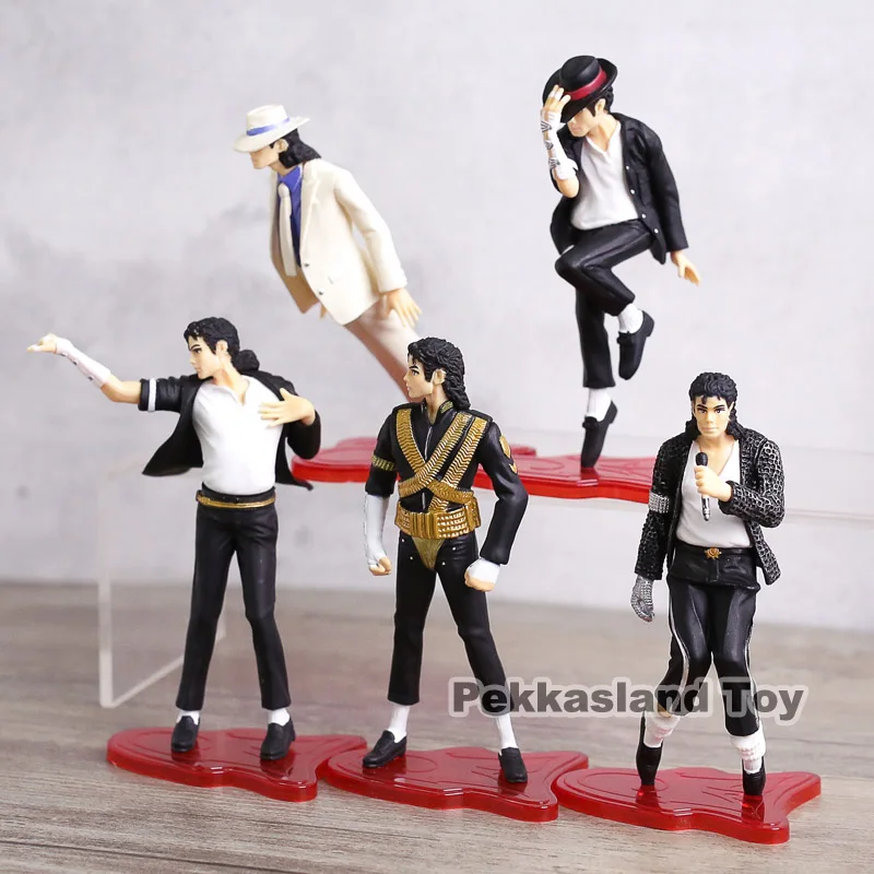 Экшн фигурка King of POP MJ из ПВХ коллекционная игрушка 12 см 5 шт./компл.|Игровые
