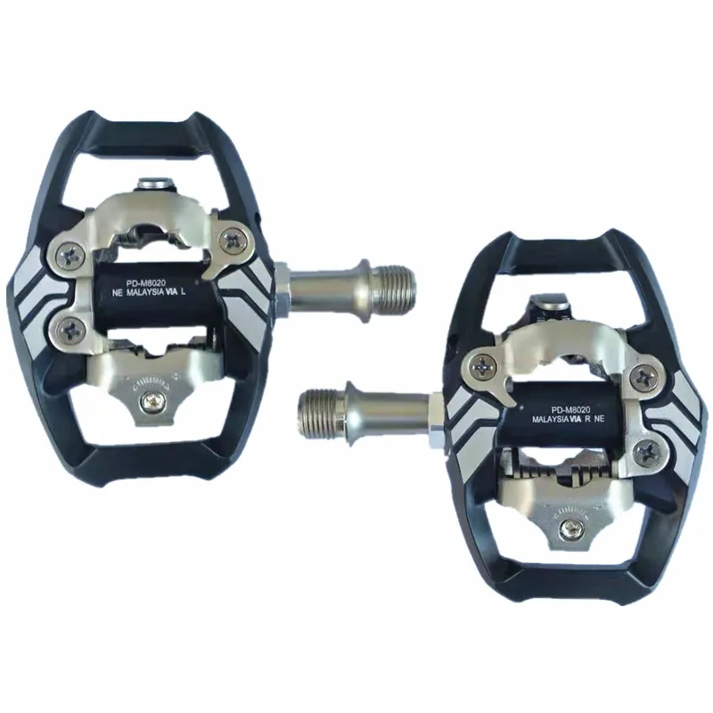 SHIMANO PD-M8020 XT series mountain bike riding self-locking pedal lock step with SH51 piece black brand new original | Спорт и