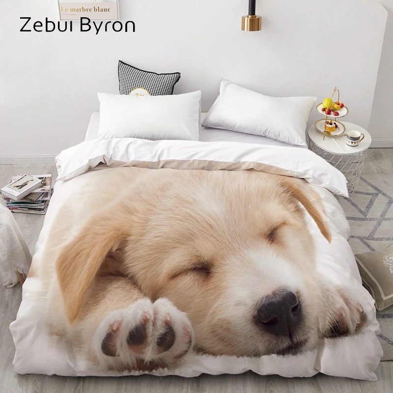 

3D Duvet Cover,Comforter/Quilt/Blanket case Double/Queen/King,Bedding Custom/220x240/200x200,Animal pet Dog pattern,Drop ship