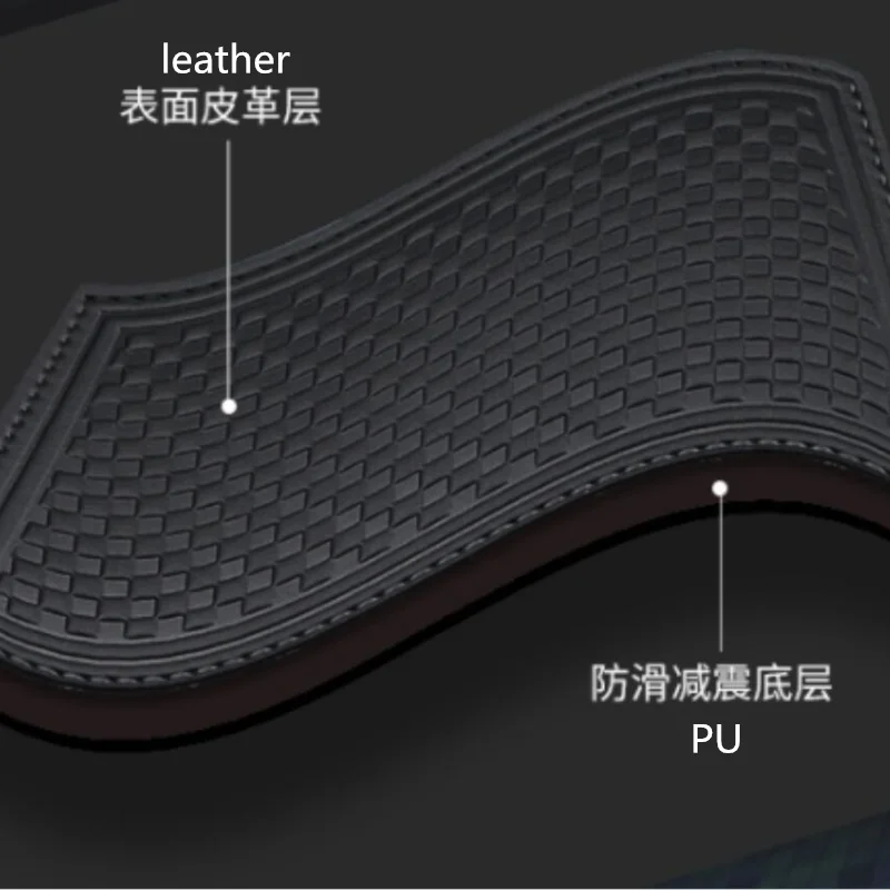 

leather pad for benz GLA GLB Cup Holders Non-slip mats Accessories with logo