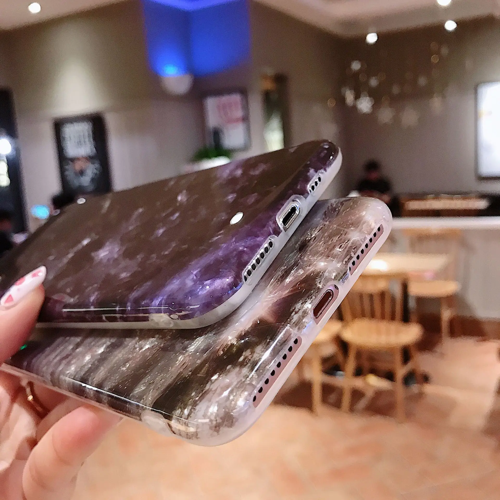 

Shell Grain Mobile Phone Shell Shatter-Resistant Mobile Phone Protective Sleeve iPhone XR Case