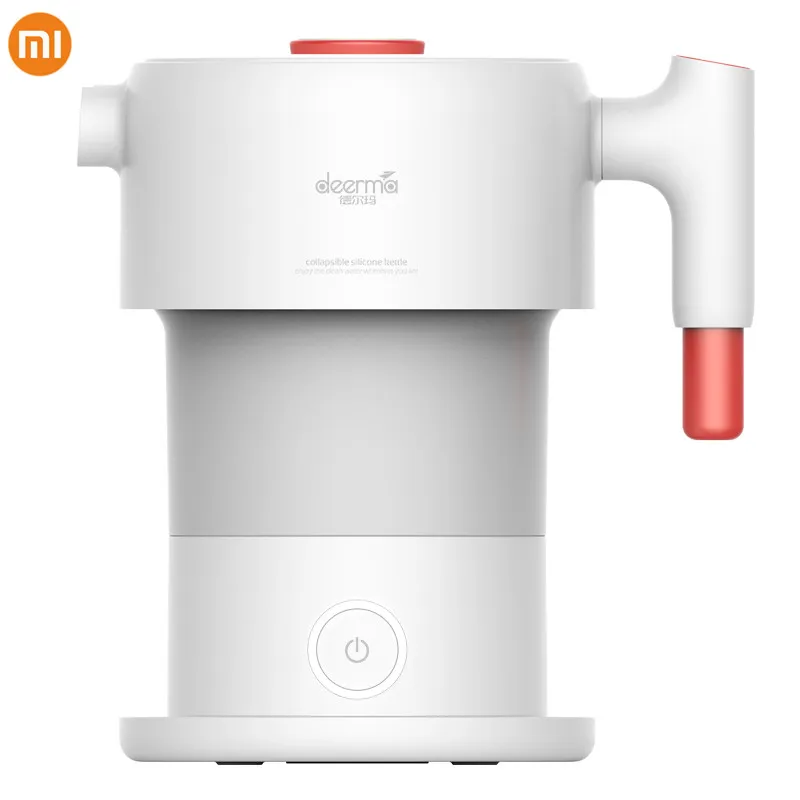 Портативный чайник Xiaomi Deerma складная электрическая колба для Воды 0 6 л