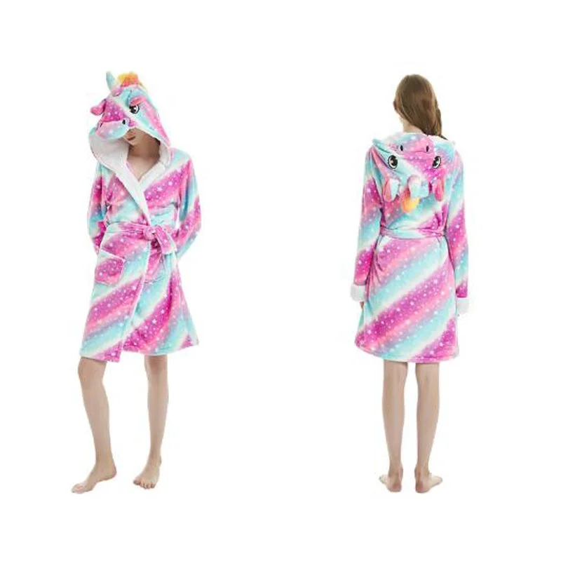 

Adults Animal Flannel Bath Robe Woman Cloak Pajamas szlafrok Bridesmaid s Fun Sleepwear Cute Bride