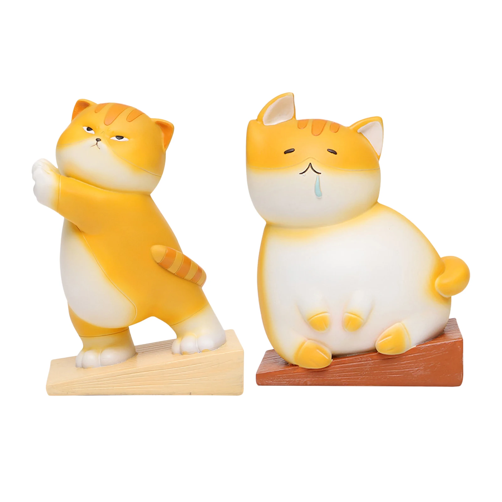 

Cartoon Door Stopper Easily Wedges Door Cat Floor Decorative Door Stop Anti Slip Non-Scratching for Home Office Commercial