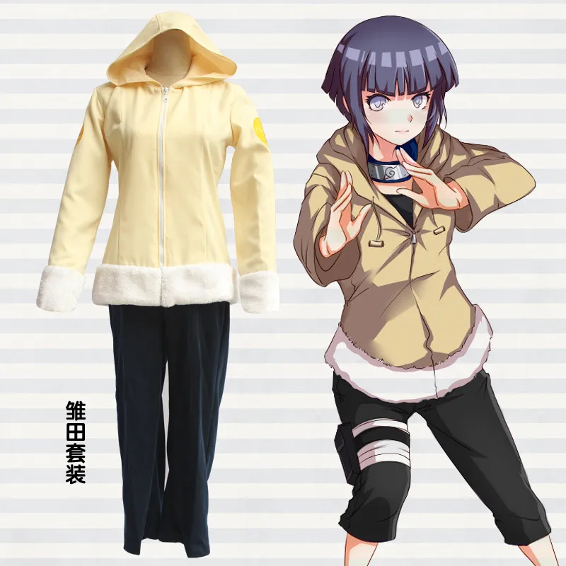 2019 Аниме Наруто Shippuuden Хината Хюга костюм толстовки с капюшоном героя комиксов