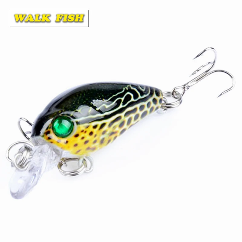 Walk Fish жесткая рыболовная приманка 1 шт. 4 5 см 4g фотоблейзер 0 3 м RM045|crank bait|fishing baitfishing