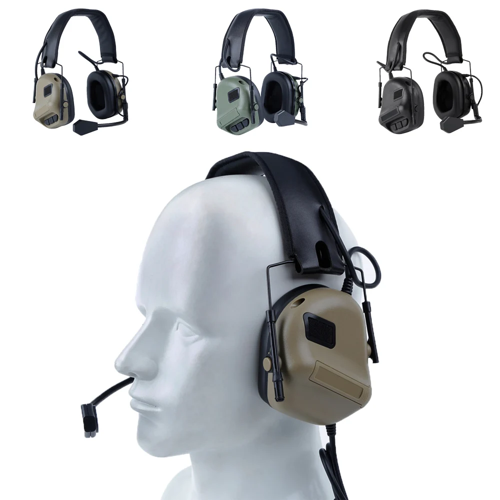 Аксессуары для охоты страйкбола военная гарнитура с защитой от холода наушники