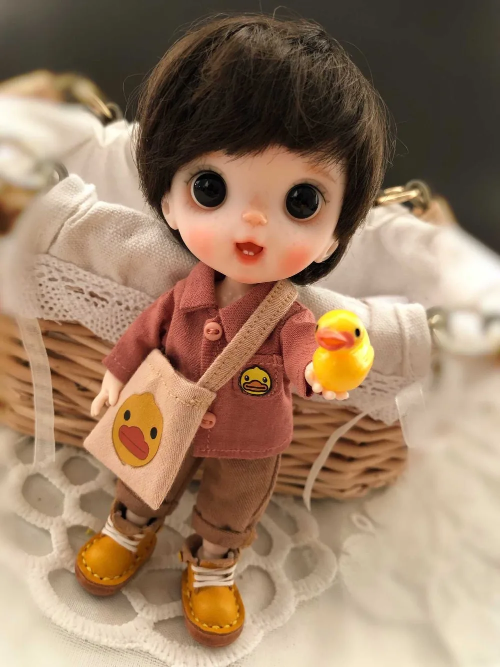 OB11 кукла голова Кастомизация 1/8 BJD куклы OB Полимерная глина