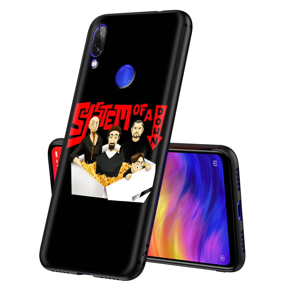 System Of A Down SOAD Case for Xiaomi Redmi MI Note MAX 3 6 6A 7 8 9 9A 9C 10 se A1 A2 Lite GO F1 A3 K30 Poco F2 Pro|Бамперы| |