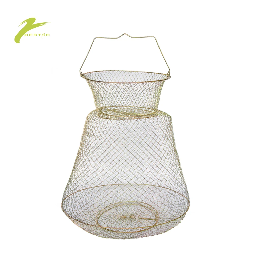 Складной металлический Портативный Клетка Краб Креветка-кальмар Сталь Железная