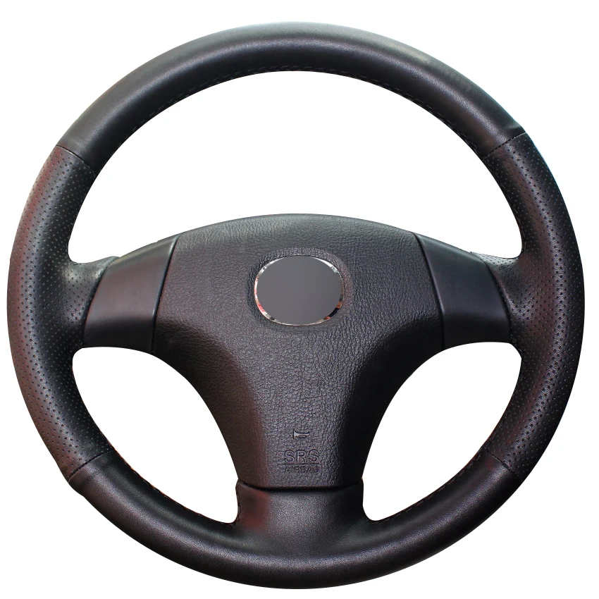

Черный синтетический кожаный чехол рулевого колеса автомобиля для Mazda 3 Axela 2003-2009 Mazda 5 2004-2010 Mazda 6 Atenza 2004-2008