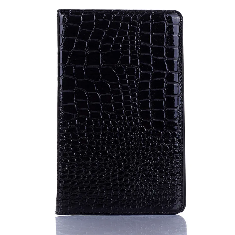 Высококачественный однотонный чехол для samsung Galaxy Tab S 10," T800 T805, подставка для планшета, откидная крышка, защитная оболочка+ пленка для экрана+ ручка - Цвет: Black
