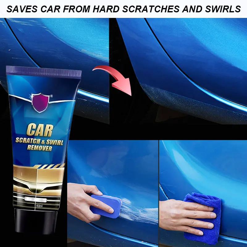 

1Pcs Car Scratch Remover Car Scratches Repair Polishing Wax Anti Scratch Car Auto Swirl Remover Repair Tool Car Accessories TSLM