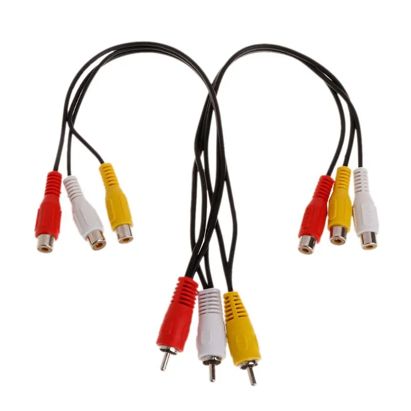 1 шт. переходник с 3 RCA на 6 | Электроника