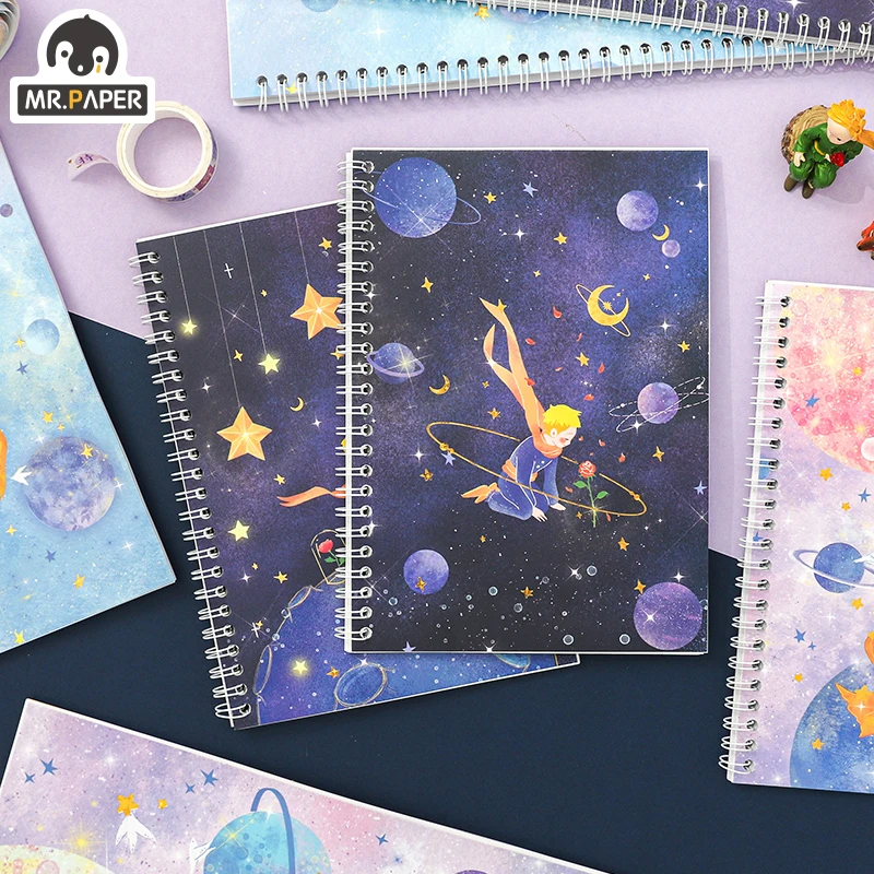 

Mr.Paper 8 Designs 30 Pcs/book Ins Style Little Prince Series Creative Cute Anime Students Hand Account DIY Decor Coil Notebooks