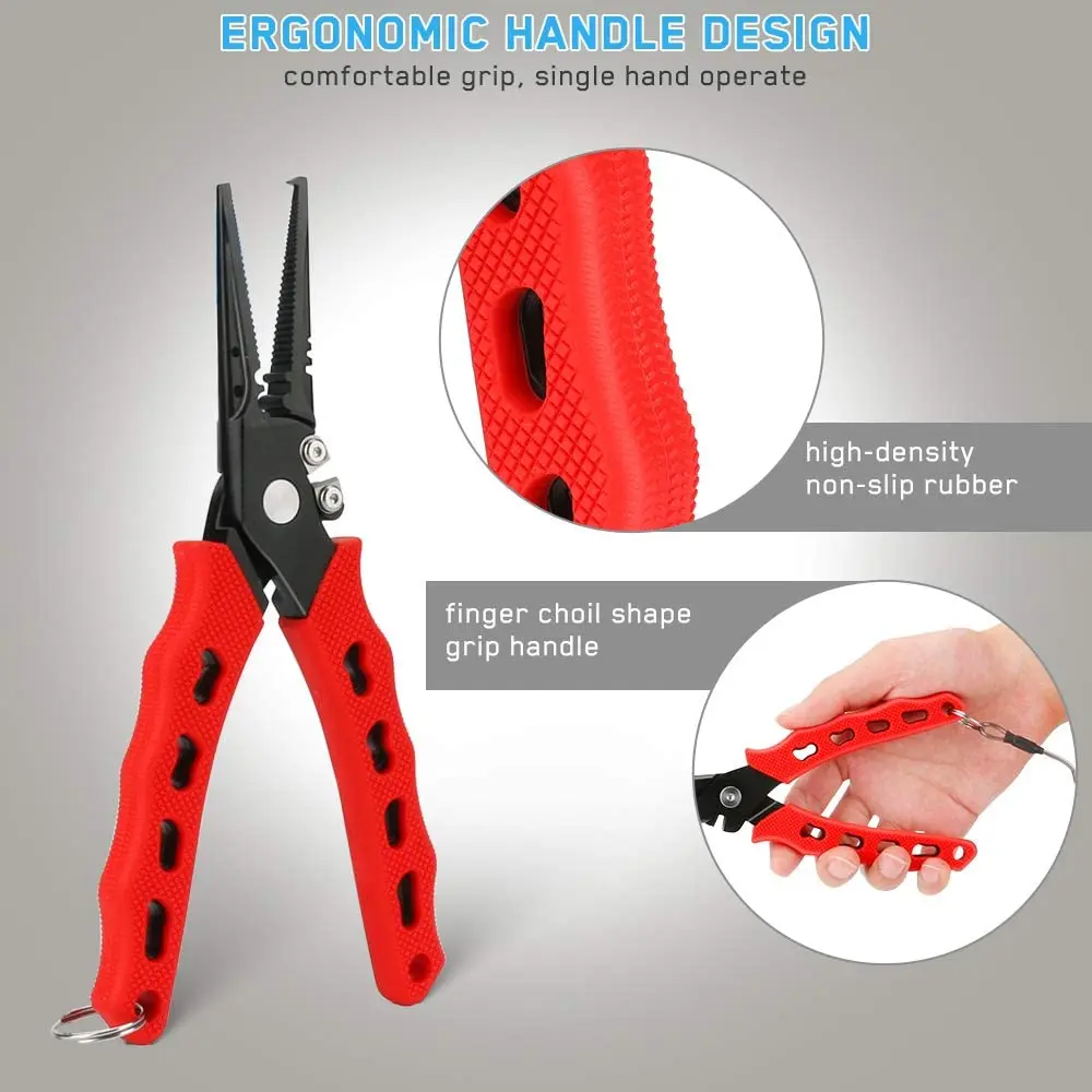 Рыболовные плоскогубцы из нержавеющей стали инструмент для удаления крючков