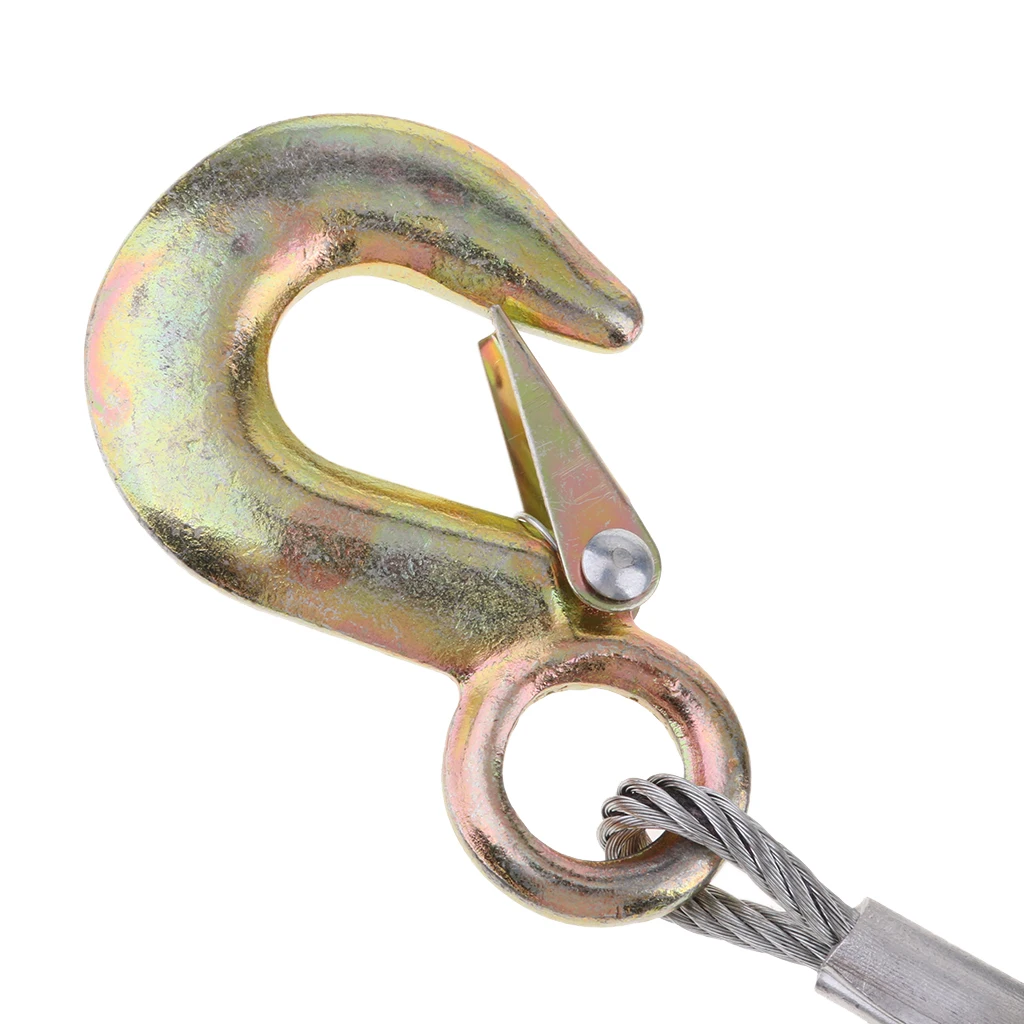 

Galvanized Trailer Winch Cable With Hook With Safety Latch 10 M Accessories