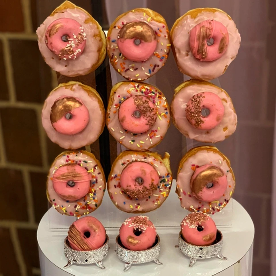 Transhome акриловая подставка для пончика можно положить девять пончиков свадебное