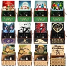 Хит продаж, оптовая продажа, аниме атака на титанов, королева, богемский Rhapsody, деревянная музыкальная шкатулка с ручным приводом, музыкальный Рождественский подарок на день рождения