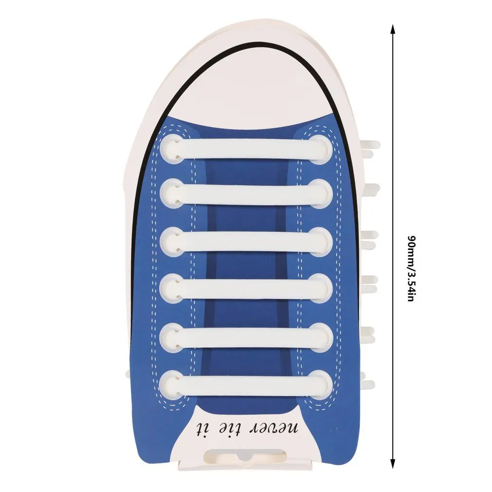 

12Pcs/Set Creative Shoelace Unisex Women Men Athletic Running No Tie Shoelaces Elastic Silicone Shoe Lace All Sneakers 9 Colors