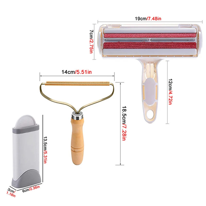 

Fur Remover Cleaning Brush Magic Pet Hair Remover Dust Cleaner Brush Double Sides Sofa Clothes Cleaning Lint Brush
