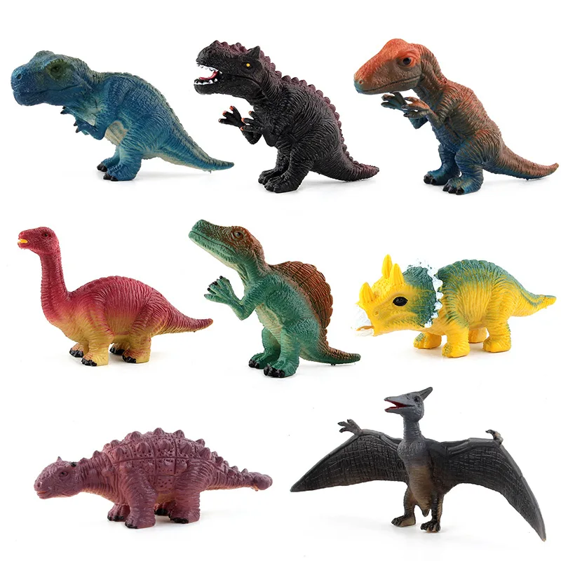 

Simulation Dinosaur Figures Dino Park Tyrannosaurus Velociraptor Spinosaur Triceratops Model Doll Collection Toy Kids Gift