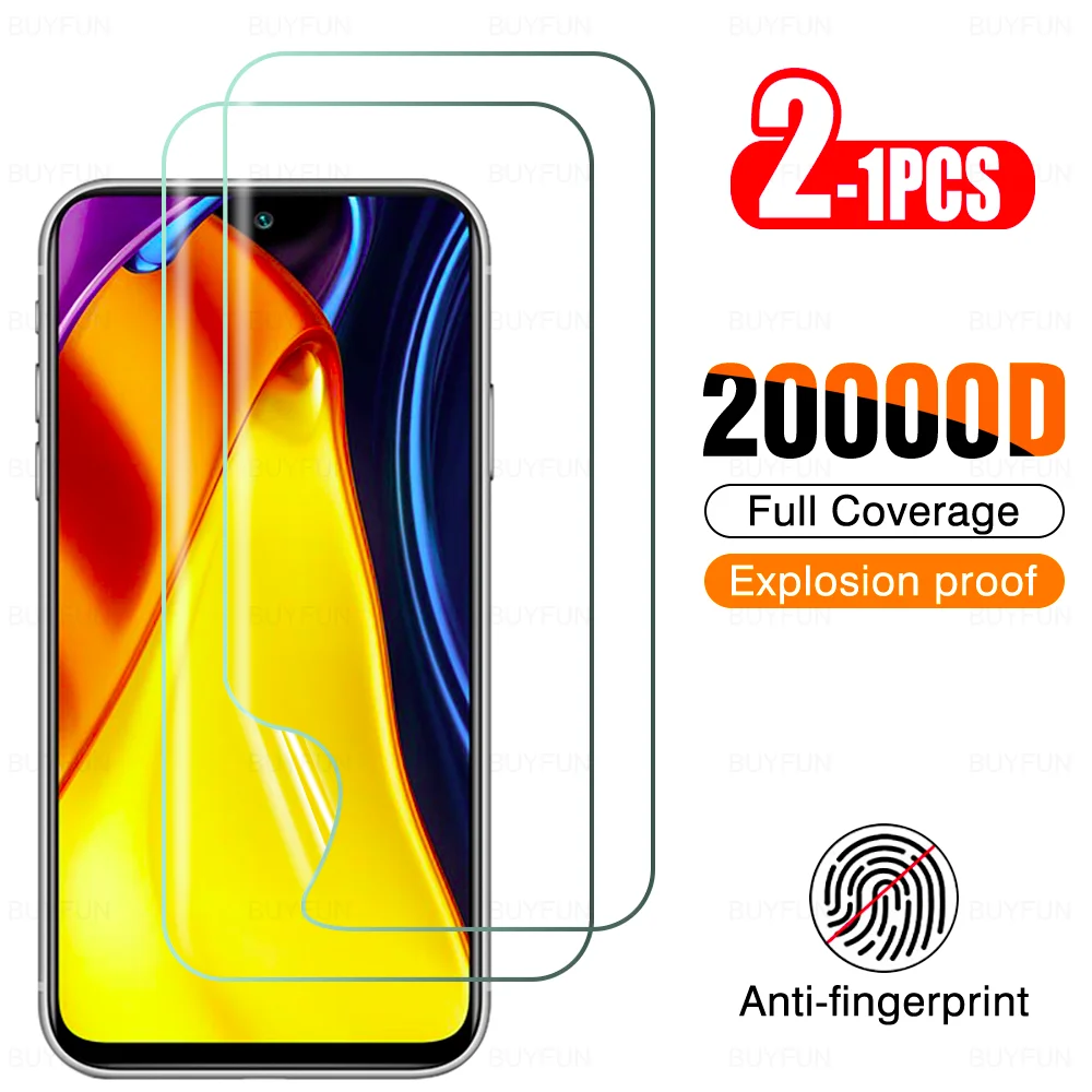 

Гидрогель пленка для Xiaomi Poco M3 гидрогель пленка для Xiaomi Poco M3 Pro 4G/5G 6,5 Инче экран гидрогель защитная пленка