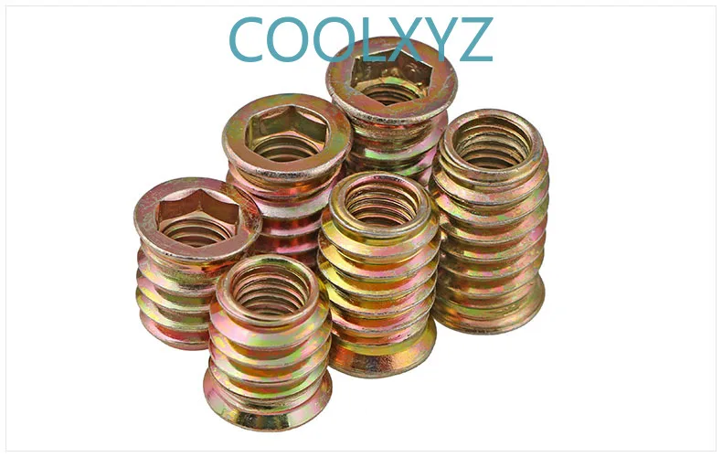 Гайка с потайной головкой шестигранная гнездо встраиваемая гайка железные