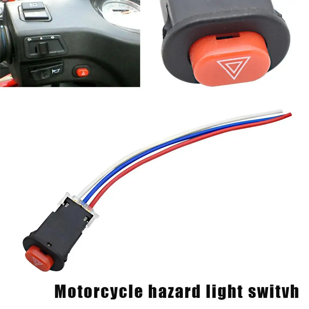 

1 шт., переключатель вспышки для мотоцикла, скутера, электромобиля