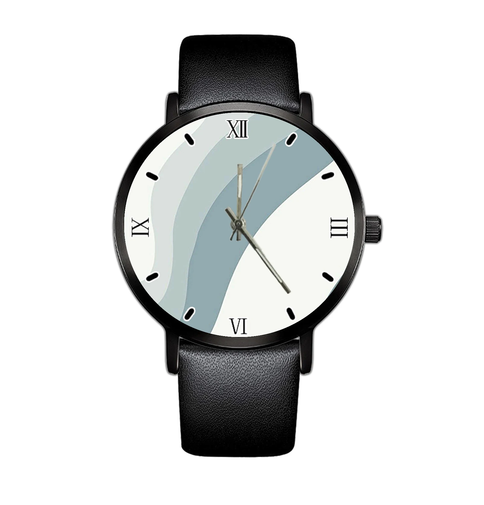 

2021 Men's Minimalist Fashion Quartz Watch Leather Belt Quartz Elegant Ultra Thin Watch Business Clock Simple Design Fa