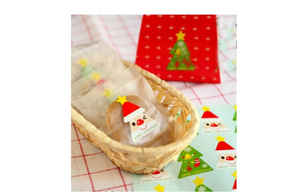 Счастливого Рождества наклейки партия поставок пользу упаковки подарок Decorati