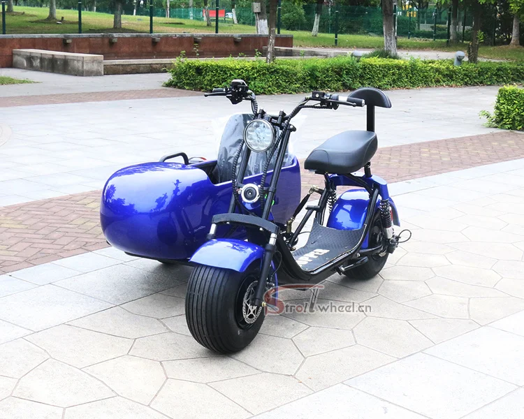 Электрический скутер EEC Citycoco 2000 Вт 20 А ч трехколесный электроскутер с тремя