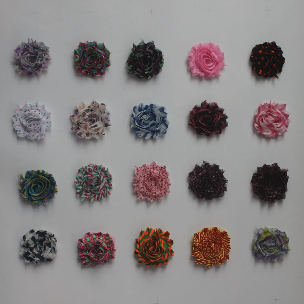 Бесплатная DHL 77y 2 5 &quotпечати шифон потертыми цветами для маленьких девочек