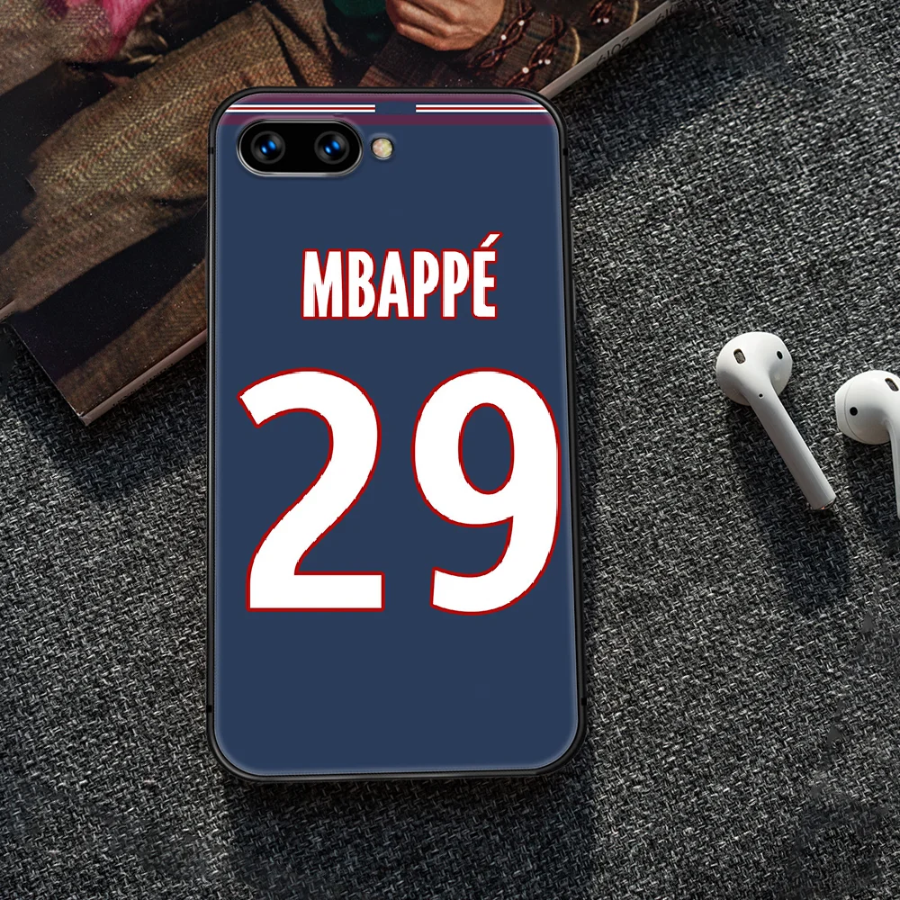 

Mbappe football star 7 Phone Case Cover Hull For HUAWEI honor 8 8c 8a 8x 9 9a 9x V10 MATE 10 20 I lite pro black Etui soft coque